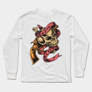 Skull logo Long Sleeve T-Shirt